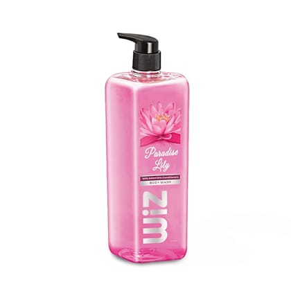 Wiz  Paradise Lily Classic Body Wash Dispenser Bottle - 900ml