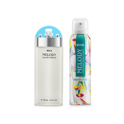 Riya Melody Perfume and Deodorant - Pack of 2(100ml, 150ml)