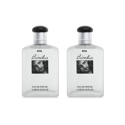 BINDAS by RIYA For Men Eau De Parfum Spray Aromatic Woody Spicy 100 ML Mild Fragrance Long Lasting Fragrance/Scent of Swag