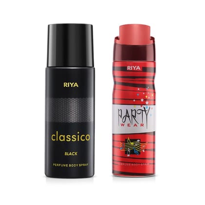 Riya Classico And Women Body Spray Deodorant For Unisex Pack Of 2