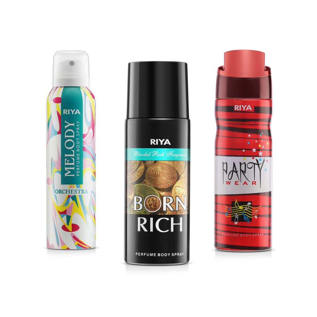 Riya Melody Orchestra And Born Rich And Women Body Spray Deodorant