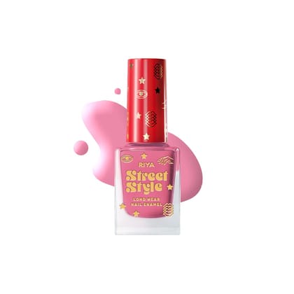Street Style Long Wear, Quick Drying, Glossy Finish, 7-Free Formula, Nail Enamel, 100% Vegan & Cruelty Free, Shade SS 105, French Rose,12 ML Street Style Long Wear, Quick Drying, Glossy Finish, 7-Free Formula, Nail Enamel, 100% Vegan & Cruelty Free, Shade SS 105, French Rose,12 ML