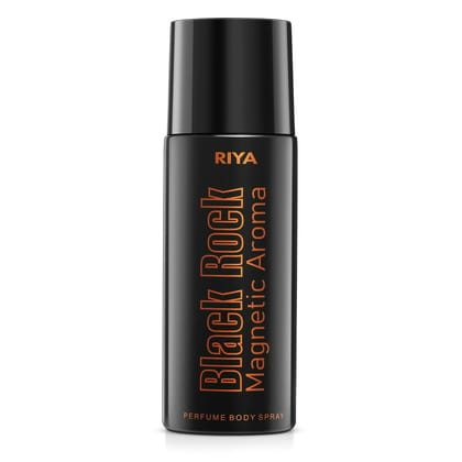 Riya Black Rock Magnetic Aroma Perfume Body Spray 150 Ml