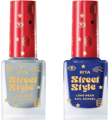 Long Wear Nail Enamel 12 ML Each Pack Moon Light & Dark Sky Side