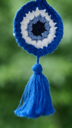 Handmade Evil eye key chain