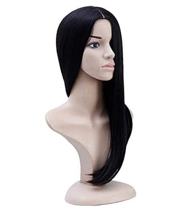 AkashKrishna Women's Hair Wig Cap 24 -inch Synthetic Non-Lace Hair | Heat Resistant Synthetic Wig for Women