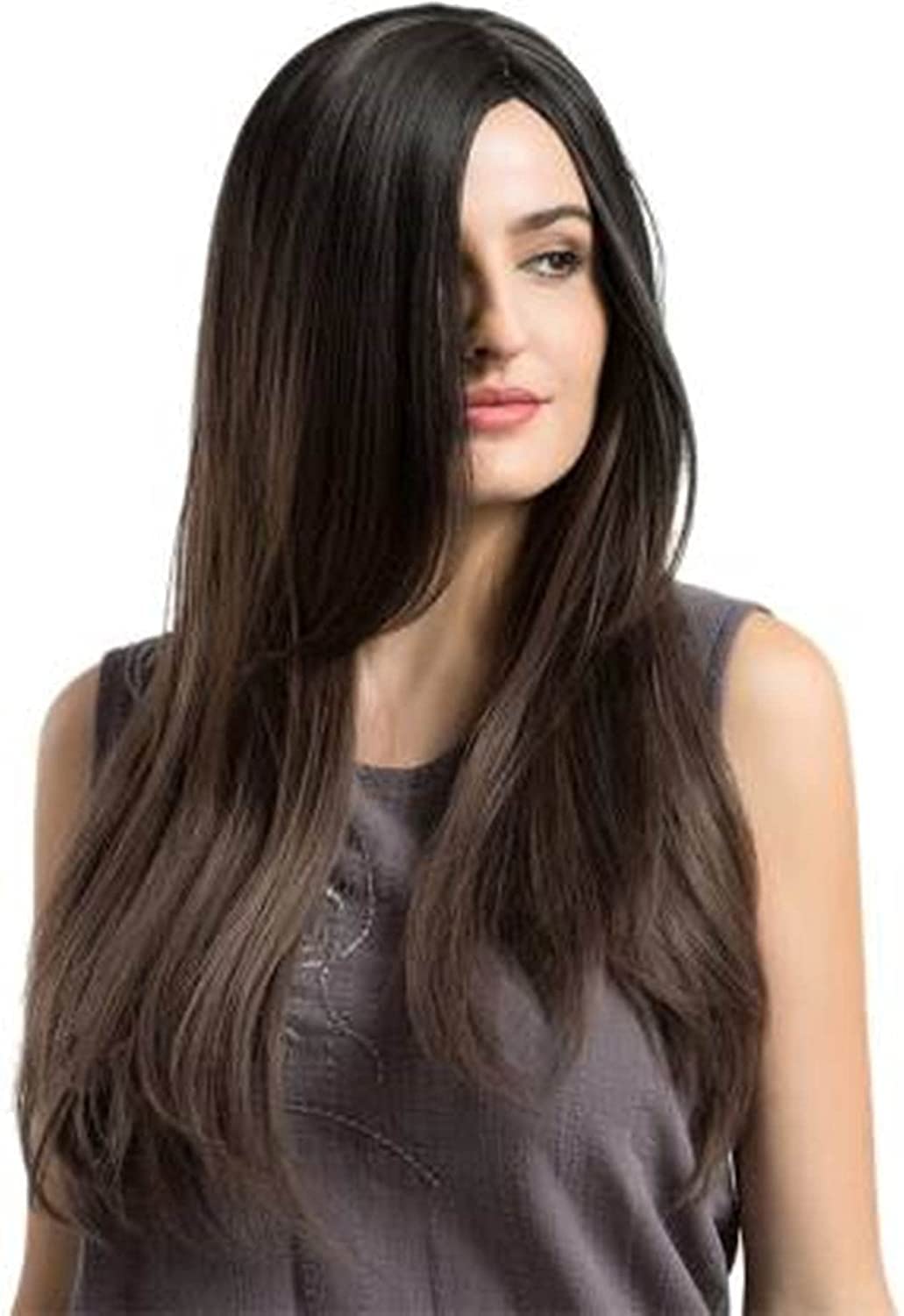 AkashKrishna Full head Hair Wig for Women and Girls|Long Hair Wig for Women|Ladies Hair Wig|Stylish Wig Fashion Wigs|Color Brown