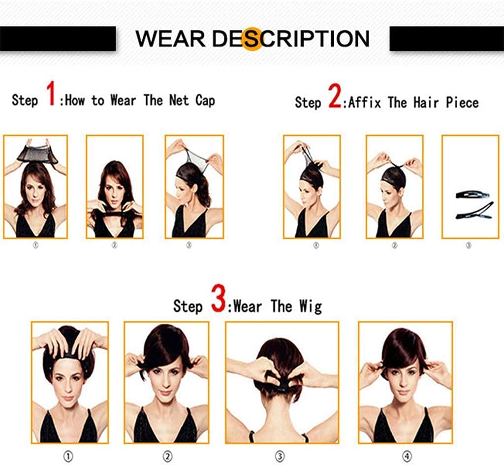 AkashKrishna Full Head Hair Wig Medium Wig for Women Natural Looking Wavy Brown Synthetic Wig Daily Use Wigs Heat Resistant For Women 22 inch