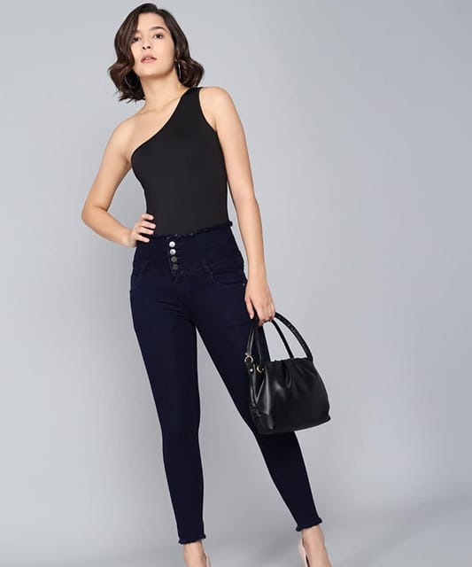 Belted Jeans in Denim | Trousers | Carraig Donn
