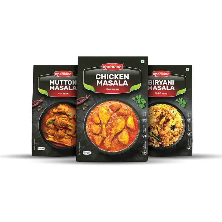 Chicken, Mutton, Biryani Pack of 3