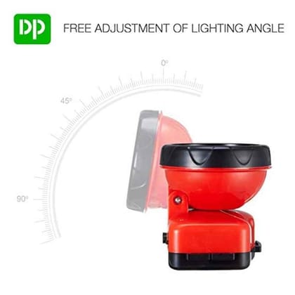 DP 30W Plastic Red Rechargeable LED Headlamp, 744C