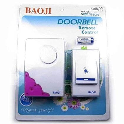 WHITE PARI Baoji Wireless Multi Music Door Bell Alarm