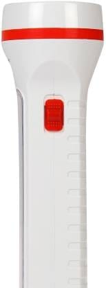 DP led DP-9111 Torch  (White, Red, 5.1 cm, Rechargeable)