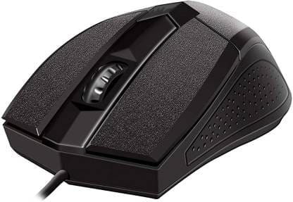 QUANTUM QHM224D Wired Optical Mouse  (USB 2.0, Black)
