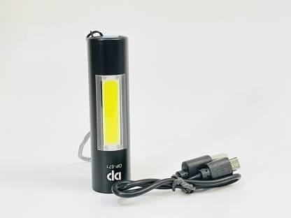 DP 571 RECHARGEABLE LED METAL TORCH Torch (Black, 9 cm, Rechargeable) DP 571 RECHARGEABLE LED METAL TORCH Torch (Black, 9 cm, Rechargeable)