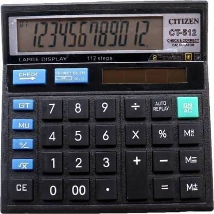 clitizen ct 512 gt512 Basic Calculator (12 Digit) - Stationery | Buy online on ZillyBuy