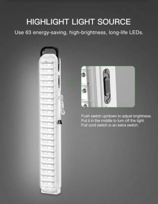 DP 715C (RECHARGEABLE LED EMERGENCY LIGHT) 100 hrs Flood Lamp Emergency Light  (White)