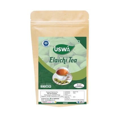 USWA Darjeeling Elaichi Tea Refreshing Flavour Real Elaichi Flavoured Tea 500G