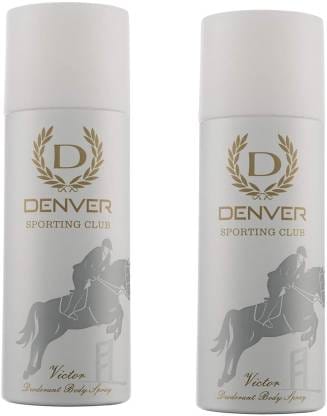 Denver Victor Deo 165 ml - Double Pack for Twice the Freshness!(Pack Of 2)