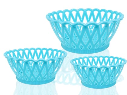 Modern Plastic 3 Storage Basket for Home