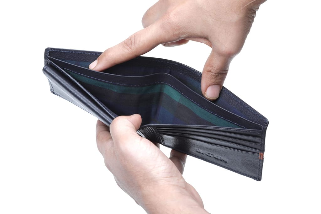 BATUM Galaxy Leather Wallets for Men Blue