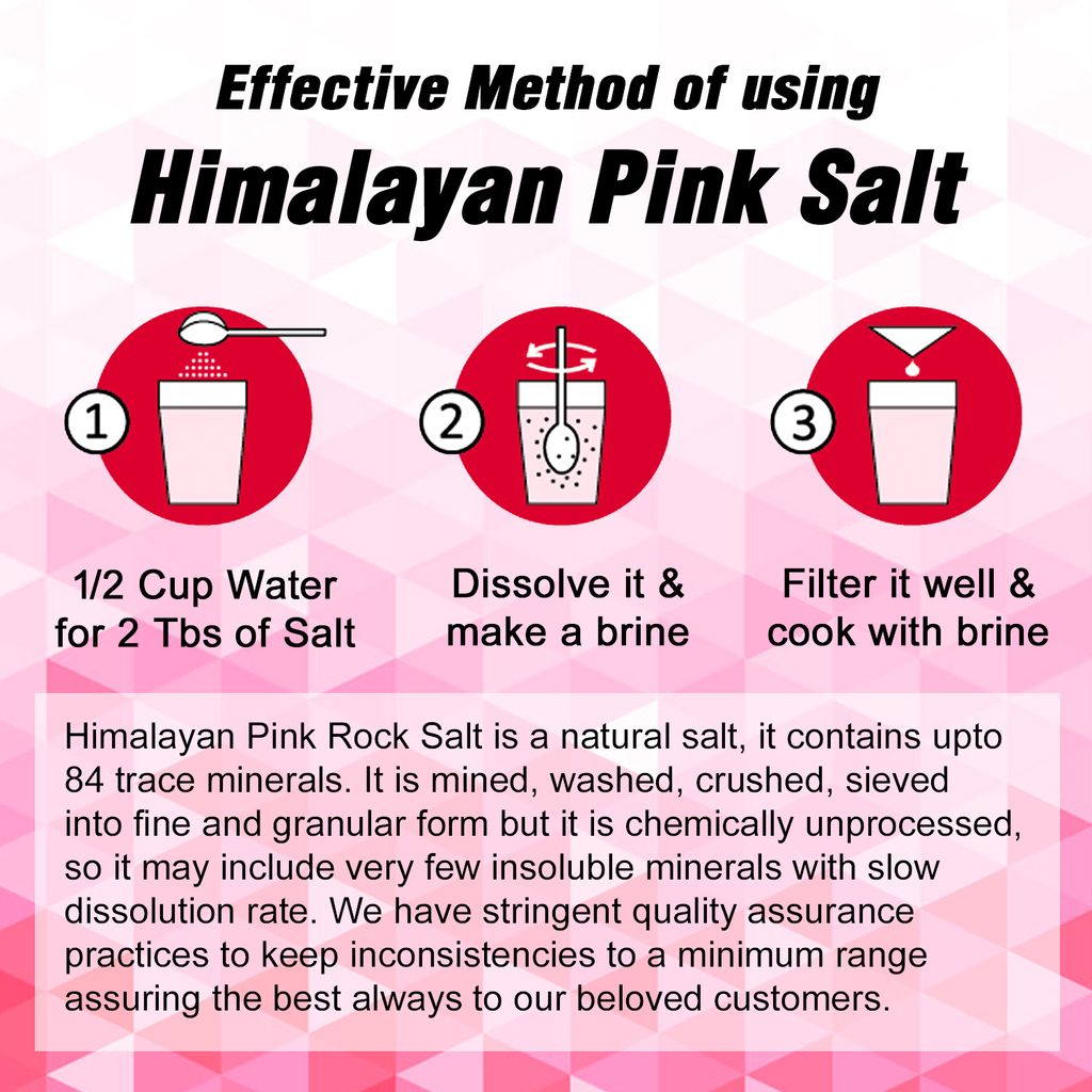 Nevo Pink Salt - Himalayan Rock Salt (Free Flow) - 100% Natural