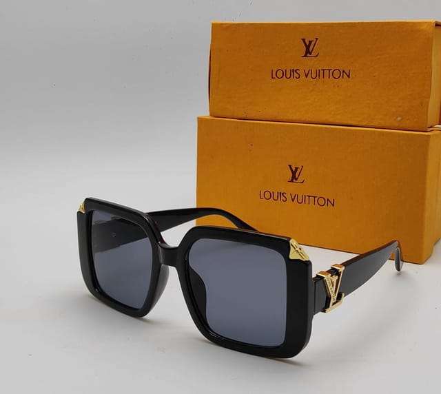 Asmitask Louis Vuitton Stylish Sunglasses For Mens (Black)