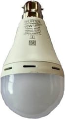 SURYA EMERGENCY LED LAMP 10W B22 COOL WHITE 4 hrs Bulb Emergency Light (White)