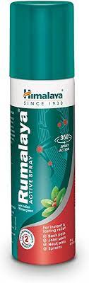 Rumalaya Active Spray/Himalaya/For Instant Relief From Pains OF Joints,Neck,Knee,Shoulder & Backache/50 gm/For Men And Women