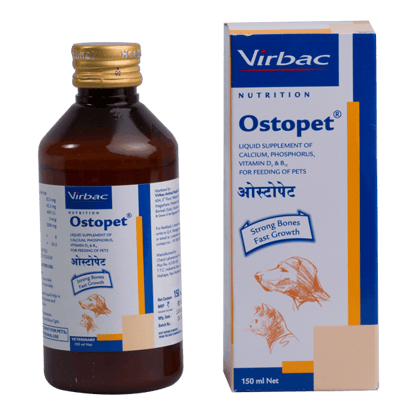 OSTOPET® is a liquid supplement aiding bone-health and growth in pets