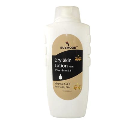 BUYMOOR Dry Skin With Vitamin A & E Deep Nourishing Skin Brightening Body Lotion Men & Women 650 ML.