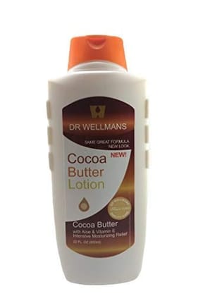DR WELLMANS Cocoa Butter Body Lotion For Men & Women - 650 ML