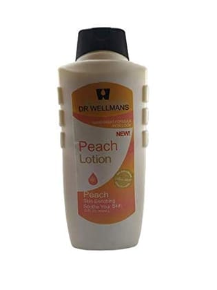 DR WELLMANS Peach Body Lotion For Men & Women - 650 ML