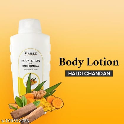 BUYMOOR Vessel Natural Haldi Chandan Moisturizing Winter Protection Body Lotion  650 ML