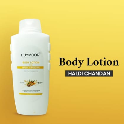 BUYMOOR Haldi Chandan Deep Nourishing Skin Brightening Body Lotion Men & Women 650 ML.