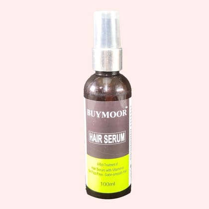 BUYMOOR Hair Serum For Women & Men| All Hair Types | Hair Serum With Vitamin E For Smooth, Frizz free & Glossy Hair - 100 ML