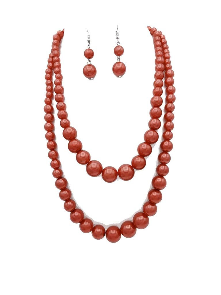 Beads Necklace Set With Earring - Jewellery Sets | Buy online on ZillyBuy