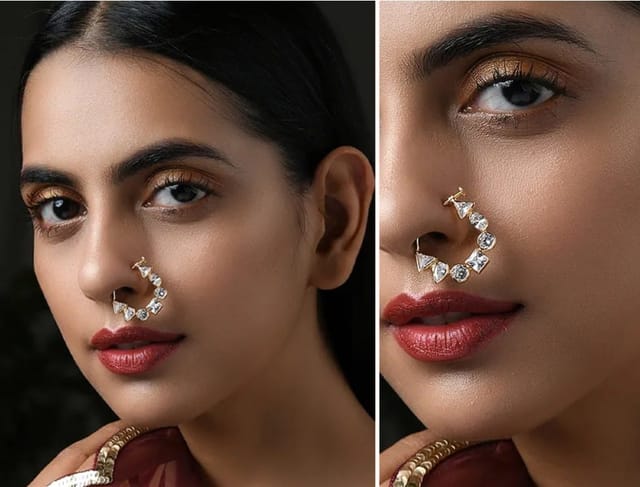 Buy Designer Nose Rings For Women & Girls Online - Outhouse Jewellery