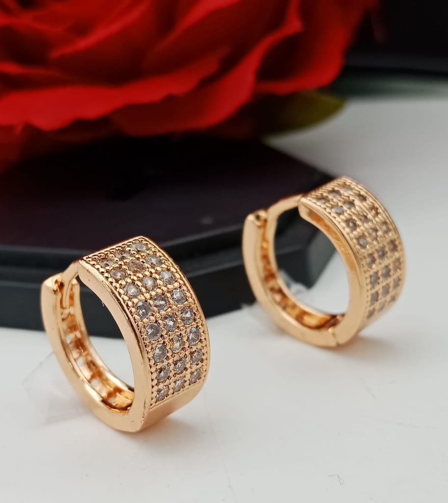 Trendy and beautiful American Diamond Bali earrings for girls and womens - Earrings | Buy online on ZillyBuy