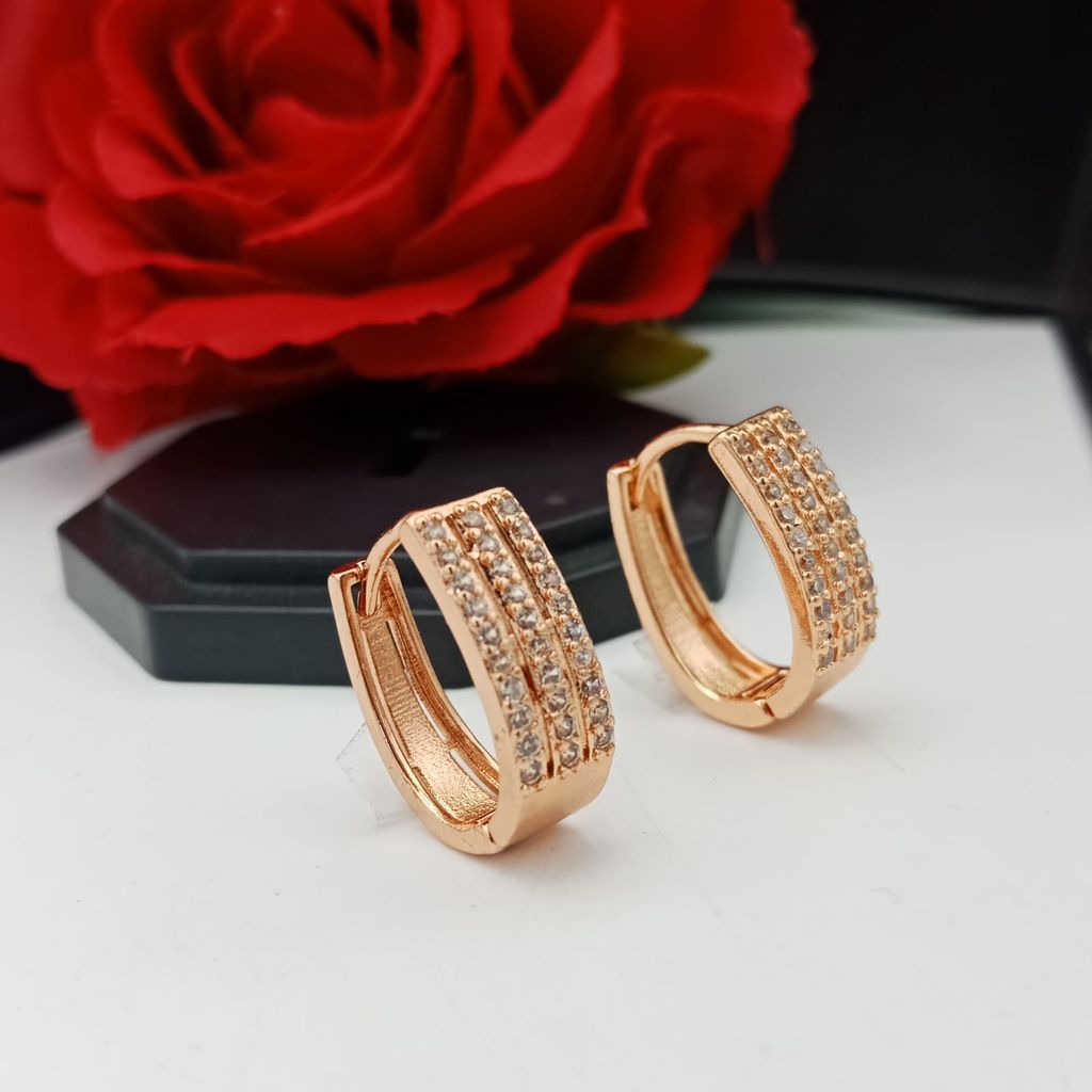 Trendy and beautiful American Diamond Bali earrings for girls and womens - Earrings | Buy online on ZillyBuy