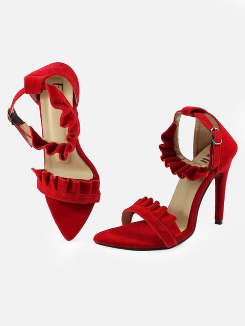 Baespice Women Red Heels - Buy Baespice Women Red Heels Online at Best  Price - Shop Online for Footwears in India | Flipkart.com