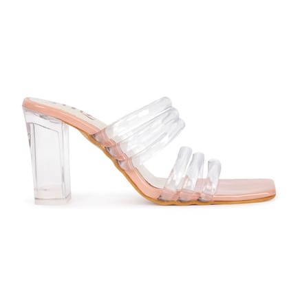 STYLZINDIA Block and Fancy heel for women's - Pink - 2