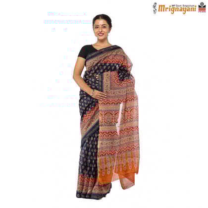 HANDLOOM CHANDERI SILK SAREE WITH BLOUSE (SKU - 1SCZ01200522 , SAREE - 1234)