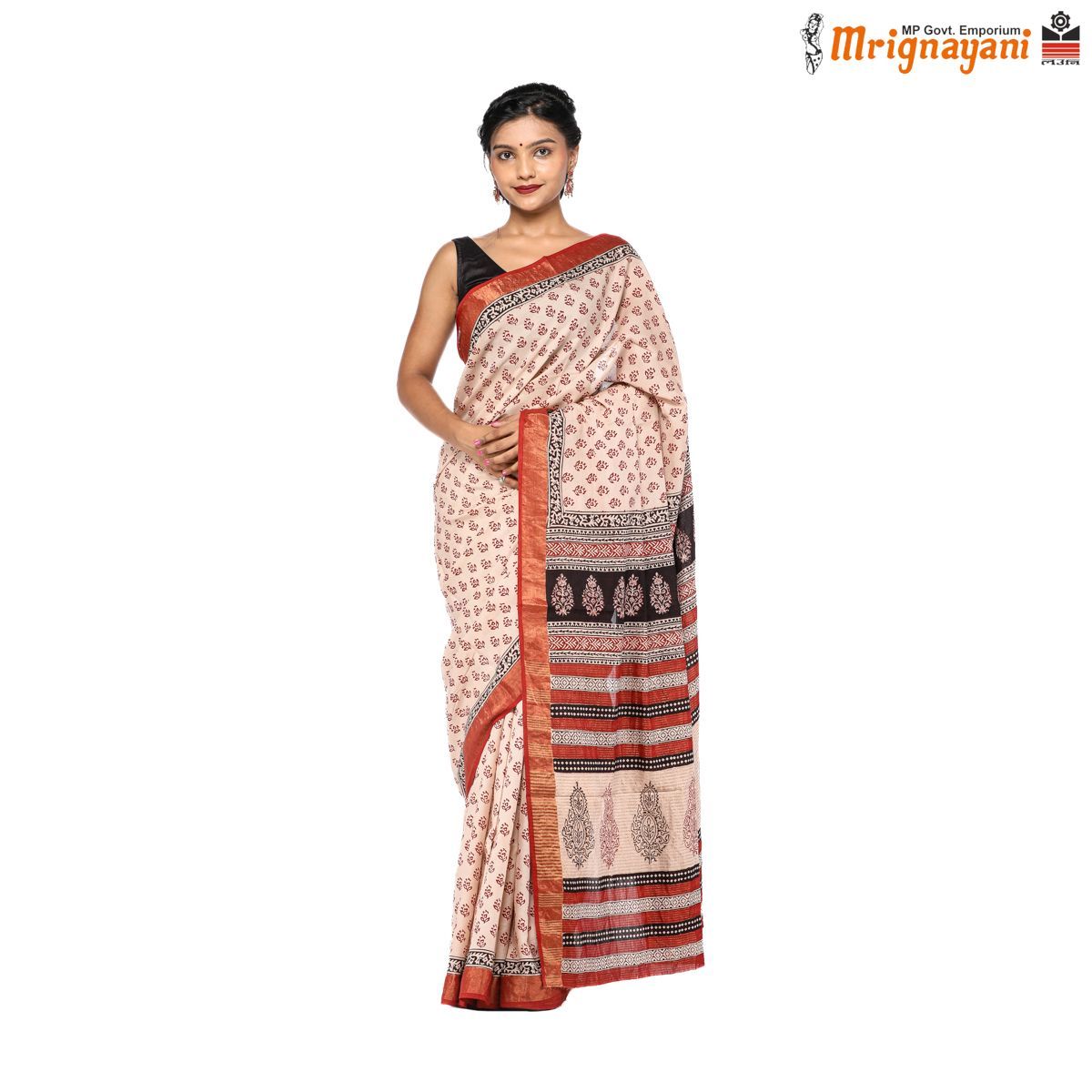 HANDLOOM KOSA SAREE WITH BLOUSE (SKU - 3N0102060622, SAREE - 1191)