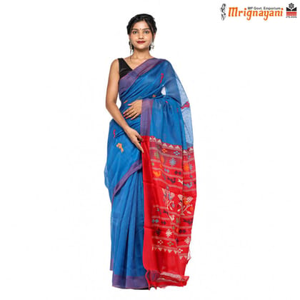 HANDLOOM KOSA SILK SAREE WITH BLOUSE