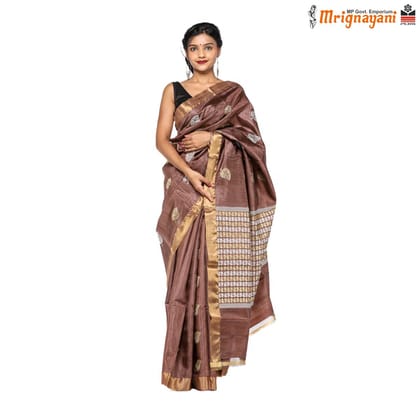 HANDLOOM KOSA SAREE WITH BLOUSE (SKU - 1ST101041221, SAREE - 1195)