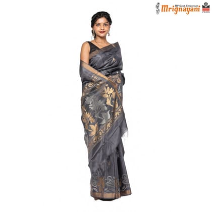 HANDLOOM KOSA SAREE WITH BLOUSE (SKU - 1ST101031221, SAREE - 1201)