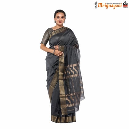 HANDLOOM MAHESHWARI SAREE WITH BLOUSE (SKU - 3S0105180522 , SAREE - 1223)