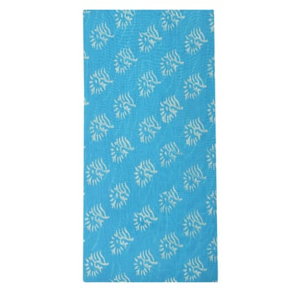 HANDLOOM CHANDERI 03 PCS DABU PRINTED SUIT (SKU - 1RDS01270221 Suit 97)