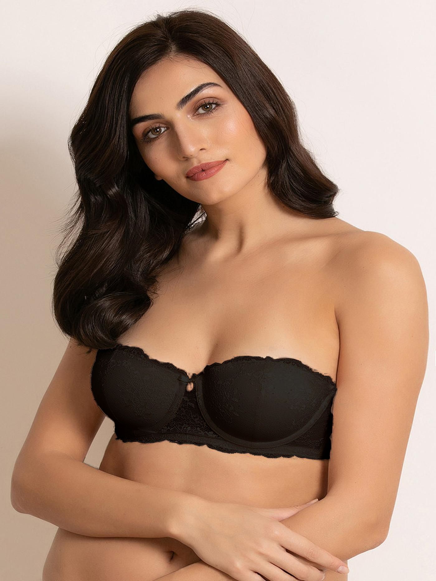 TOPLESS Strapless Bra with 5 Ways Coverage Under Any Top
